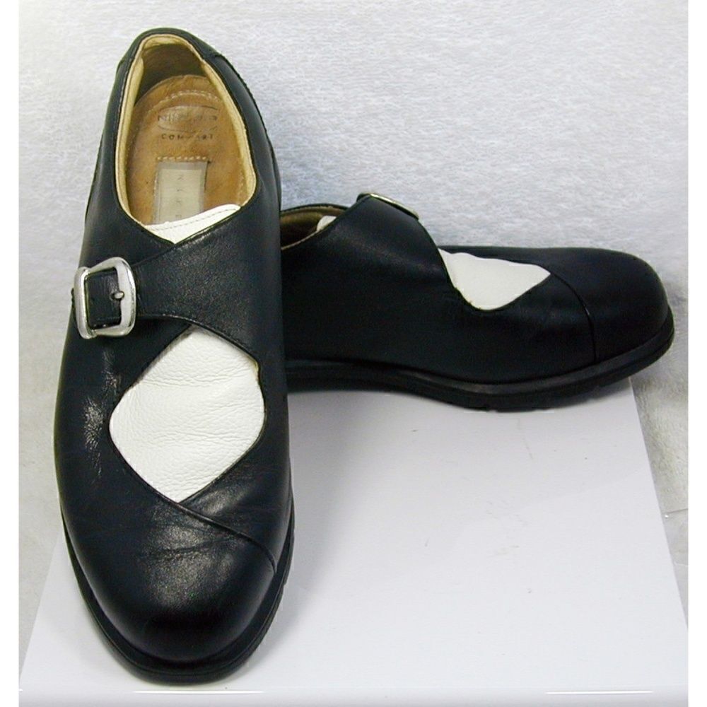 Nike Golf Black White Oxford Style Shoes
